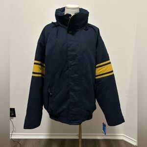 Nautica Vintage Style  Men’s Navy Bomber Jacket Size L New With Tag